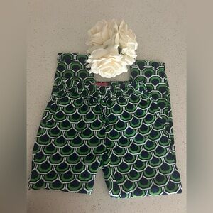 Macbeth Collection Geometric straight leg Pants, size XS